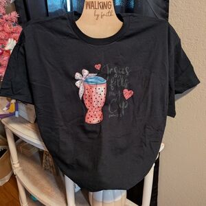 Black Graphic Women's Shirt